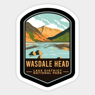 Wasdale Head Lake District National Park Sticker